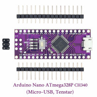 Arduino Nano ATmega328P CH340 (Micro-USB, Tenstar)